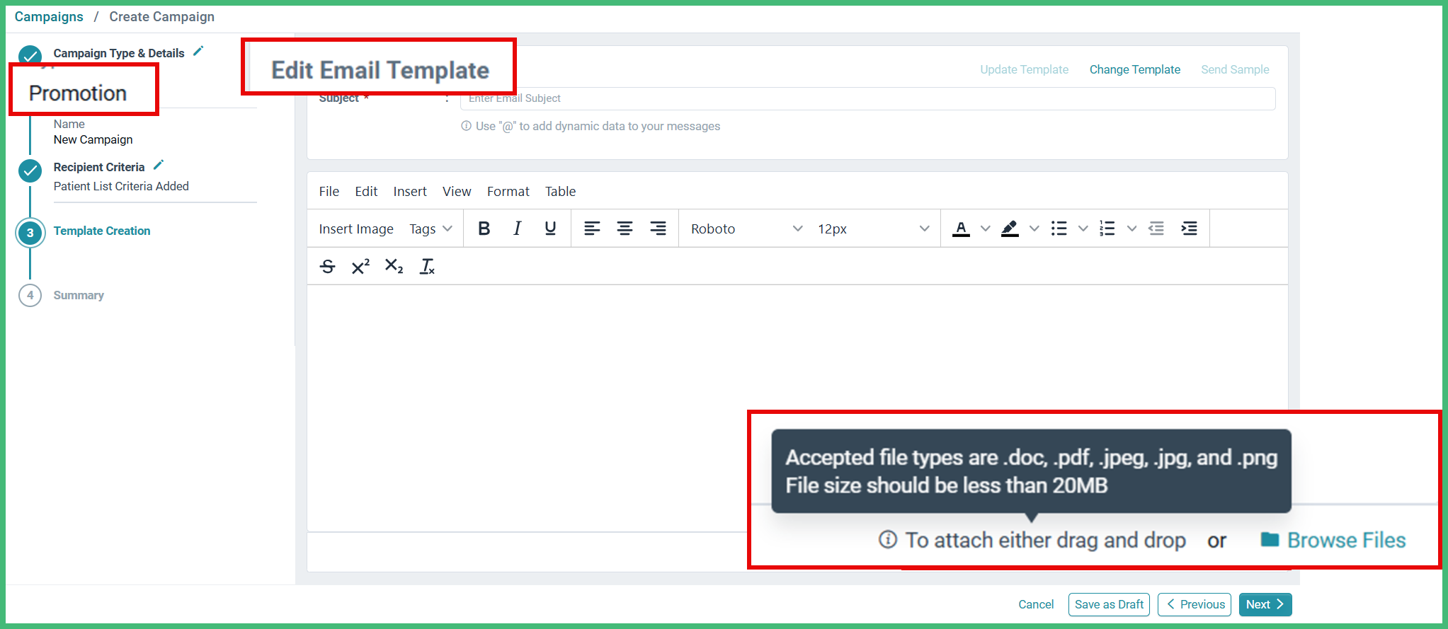 Create Campaigns and Manage Campaign Listing – CareStack
